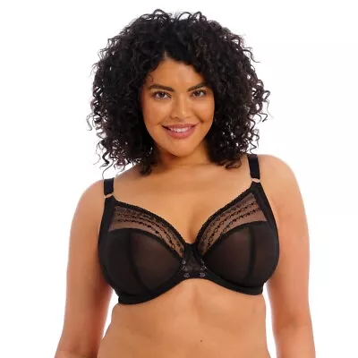 Elomi Matilda Underwire Bra EL8900 Size 40H US Disco Kiss Multi Color Foil Heart • $32.95