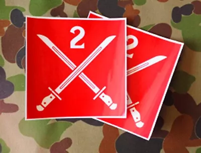 Ex Army Land Rover Perentie 2 Div Tac Sign Decals Set Of 2 • $30