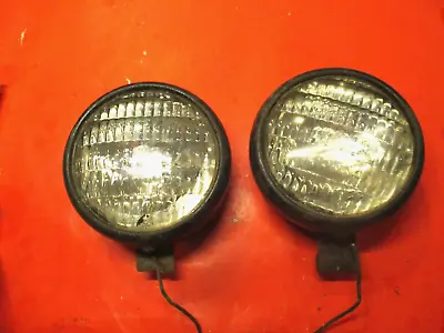 Vintage Truck Fog Running Lights  5  Diameter-USED--PAIR • $39.95