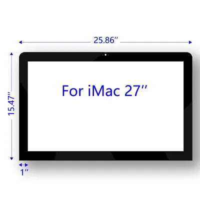 $59 • Buy Front Glass Bezel Protec Screens Panel For IMac 27'' A1419 A2115 Screens Cover