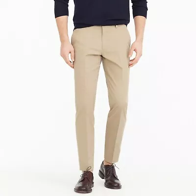 J.Crew Ludlow Suit Pant In Italian Chino | Khaki | 30/30 | $158 • $119.99