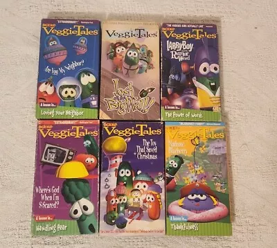 Lot Of 6 Veggietales Vhs • $15