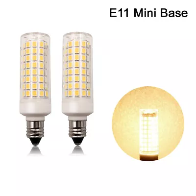 2pcs E11 LED Bulb 102Led Ceramics Lamp 7W 110V Ceiling Fans Light Warm White H • $11.27