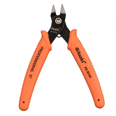 £8.12 • Buy Asaki 127mm Precision Flush Mini Wire Side Cutter Pliers Cable Snip