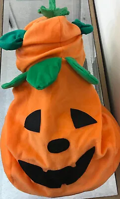 $13.95 • Buy Spot On Dog Pumpkin Halloween Costume With Hat Pet Dog Orange/Green Plush Sz M