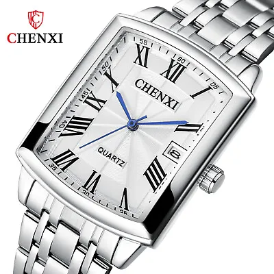 CHENXI Men Steel Watch Roman Numerals Wristwatch Boys Girl Business Male Watches • $14.89