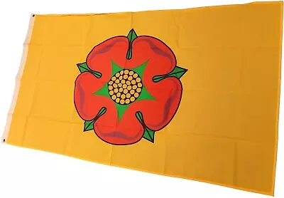 Lancashire 5ft X 3ft Flag 75denier With Eyelets Suitable For Flagpoles • £7.99