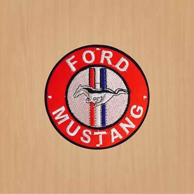 Embroidery Patch Iron On Patchsew On Patch Ford Mustang Red Patch Cars Patch • $4.36