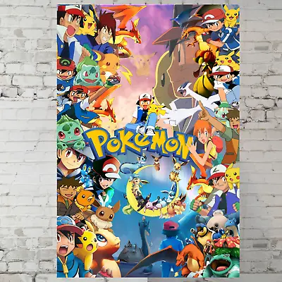 Pokemon Poster All Pokemon Poster Kids Room Decor - 11x17  Trendy Poster • $14.90