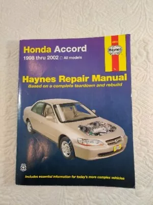 Honda Accord 1998 Thru 2002 Haynes Repair Manual 42014 • $16.99