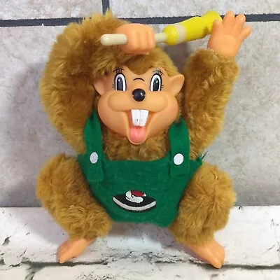 Vintage Shuffle Board Plush Beaver Rare Novelty Stuffed Animal Laurie Artiss • $59.99