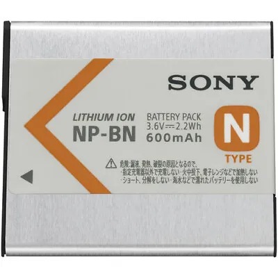 New Sony NP-BN Lithium-Ion N Type Rechargeable Battery Cyber Shot NIB • £28.12