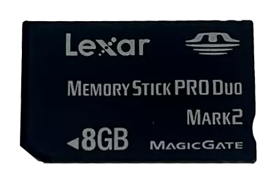 Lexar 8GB Sony PSP Memory Stick Pro Duo Memory Card Camera Memory  • $27.90