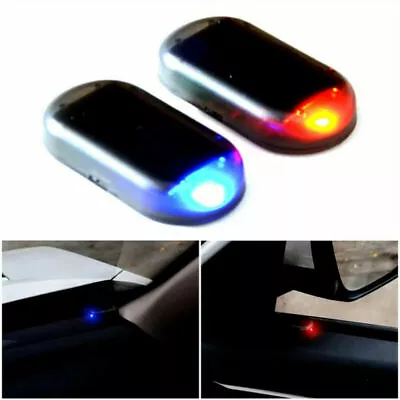 £4.67 • Buy Fake Solar Auto Car Alarm Light Led Warn Security System Theft Flash Accessories