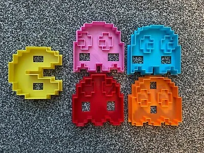 PACMAN & GHOST Cookie Cutters/Icing Or Fondant Cutter • £2.99