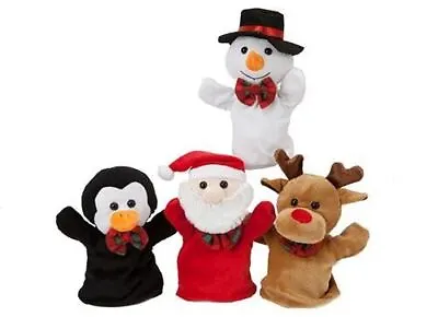 Snowman Super Soft Hand Puppet Super Soft Plush Puppets Kid Child Toy Christmas • £4.99