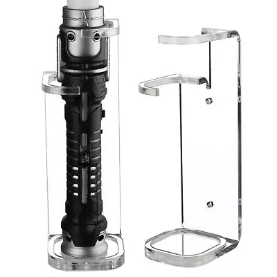 Acrylic Lightsaber Stand Wall Mount Sword Weapon Display Holder Star Wars- Clear • $11.65