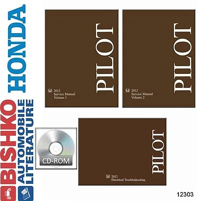 2012 Honda Pilot Shop Service Repair Manual CD • $41.49