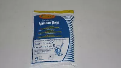 Electrolux Style S & OX Harmony  Envirocare 9 Vacuum Bags # 135-9 • $11.99