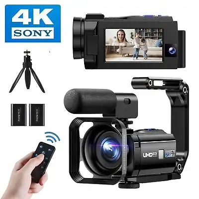 4K Video Camera 56MP UHD Camcorder WiFi Digital Vlogging Camera 16X Digital Zoom • $189.99