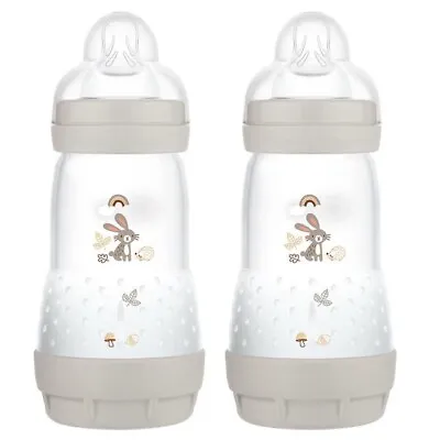 MAM Easy Start Self Sterilising Anti-Colic Baby Bottle Pack Of 2 (2 X 260 Ml) • £15