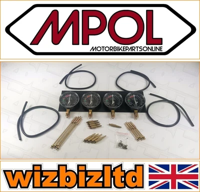 $80.60 • Buy Honda XL 350 R 1985-1988 MPOL Motorcycle 4x Vacuum Carburetor Synchronizer