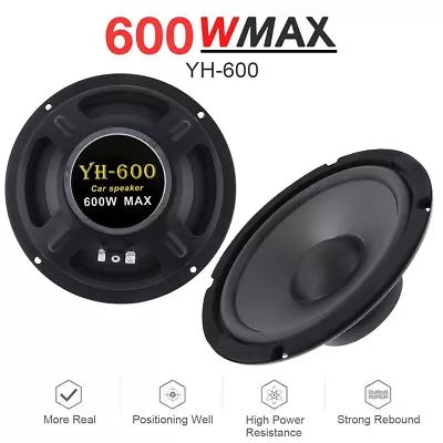 1 Pc 6.5 Inch 600W 2 Way-Car Hifi Audio Stero Coaxial Car Hi-fi Stereo Speaker • $21