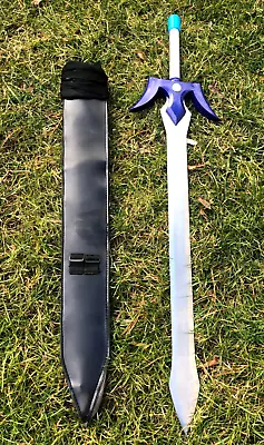 42  Legend Of Zelda Master Sword Twilight 440 Stainless Steel + Leather Sheath • $29.99