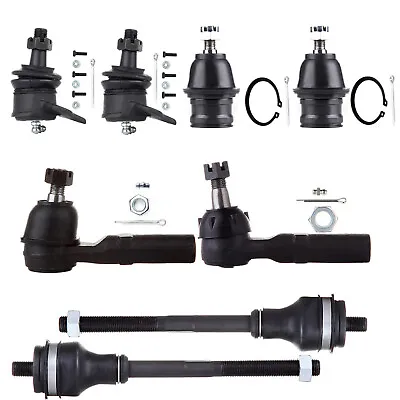 8pcs Front Ball Joints Tie Rods Suspension For 97-99 Dodge Dakota & Durango 4WD • $58.20