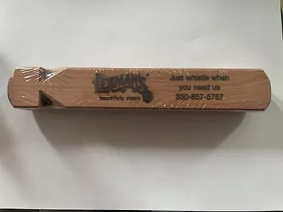 Lehman's Wooden Train Whistle 8 3/8  Steam Locomotive Sound NEW SEALED • $8