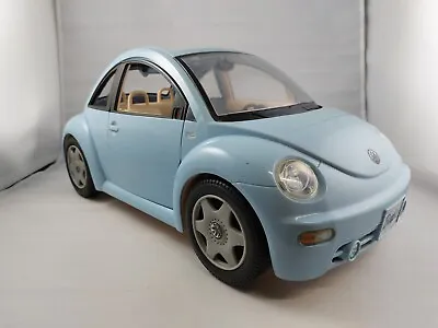 $24 • Buy Vintage Mattel Barbie VW Volkswagen Beetle Bug Light Blue Car, 2000