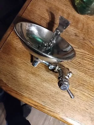 Vintage Central Mfg Brand Water Drinking Fountain With Bowl • $95