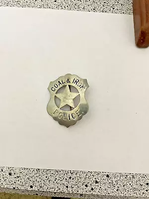 Vintage Coal & Iron Police Badge • $67.90
