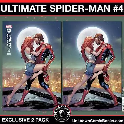 [2 Pack] Ultimate Spider-man #4 Unknown Comics Tyler Kirkham Exclusive Var (04/2 • $33