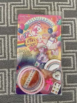 RARE Vintage My Little Pony Special Birthday Limited Edition Watch Set *Sealed* • $200