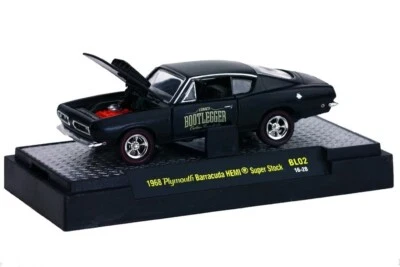 $19.95 • Buy L11 32600 Bl02  M2 Machines Bootlegger 1968 Plymouth Barracuda Hemi Super Stock