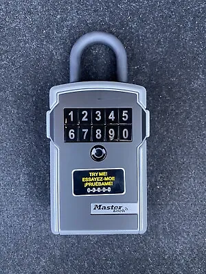 Master Lock 5440EC Bluetooth Portable Key Pad Safe Lock Box 5440 IOS Android • $80