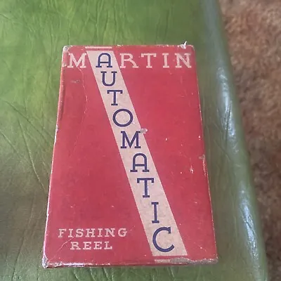 Vintage Martin Automatic Fly Reel No. 3 Mohawk NY With Box And Papers Works • $45