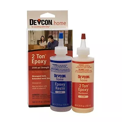 Devcon Epoxy 2 Ton Epoxy 4.25 Ounce Each 2 Bottles • $31.59