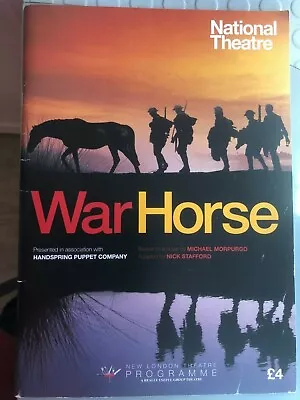 War Horse Souvenir Program Brochure National Theatre New London Theatre 2011 • £4.99