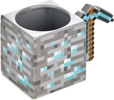 New Minecraft  PickAxe Gamer Coffee Mug Cup Gift Set Or Pencil Pen Holder  • $23.99