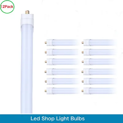 12Pack 8FT 45W Led Tube Light T8 T12 Single Pin FA8 8 Foot Led Shop Light Bulbs  • $131.74