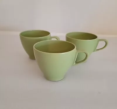 OD ONEIDA DELUXE #7205 Avocado Melmac Melamine Coffee Cups 3  • $18