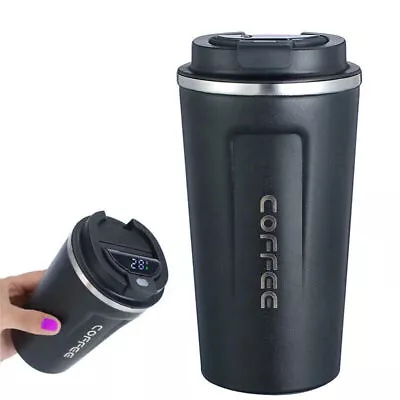 Smart Stainless Steel Leakproof Insulated Thermal Travel Coffee Mug Cup Flask UK • £7.89