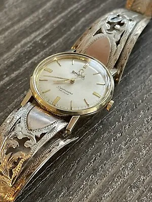 C. 1968 OMEGA Seamaster Deville Cal. 550 14K Solid Gold Presentation Watch  • $999