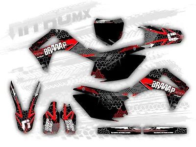 Graphics Kit Fits Honda CRF 450 R CRF 450R 2013 2014 2015 2016 Decals Stickers • $252.89