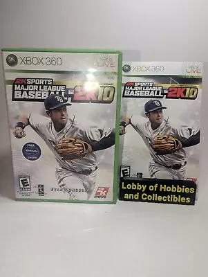 Major League Baseball 2K10 (Microsoft Xbox 360 2010) CIB Near Mint Disc • $5.99