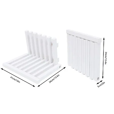 16x13.4in Wall-mounted Folding Stool Chair Shower Seat Bench For Kids Adults USA • $56.40