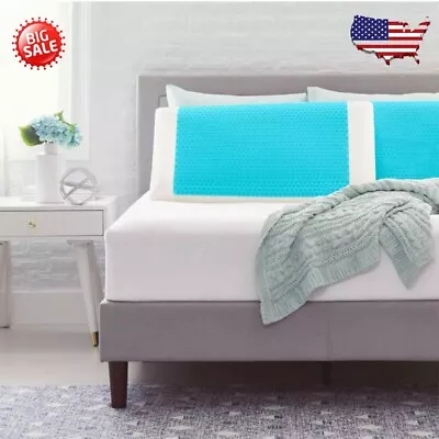 Bubble Gel Memory Foam Bed Pillow - Comfort Revolution • $39.69