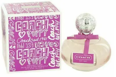 Coach Poppy Flower 3.4 Oz / 100 ML Eau De Parfum Spray New Free Shipping • $23.99